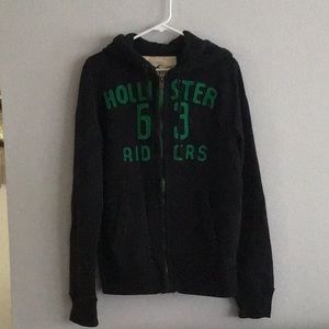 Mens Hollister zip up jacket. Size large. EUC